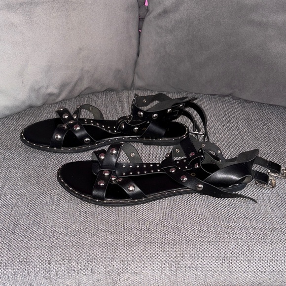 Fashion Nova Shoes - FN Black Studded Sandals 🖤